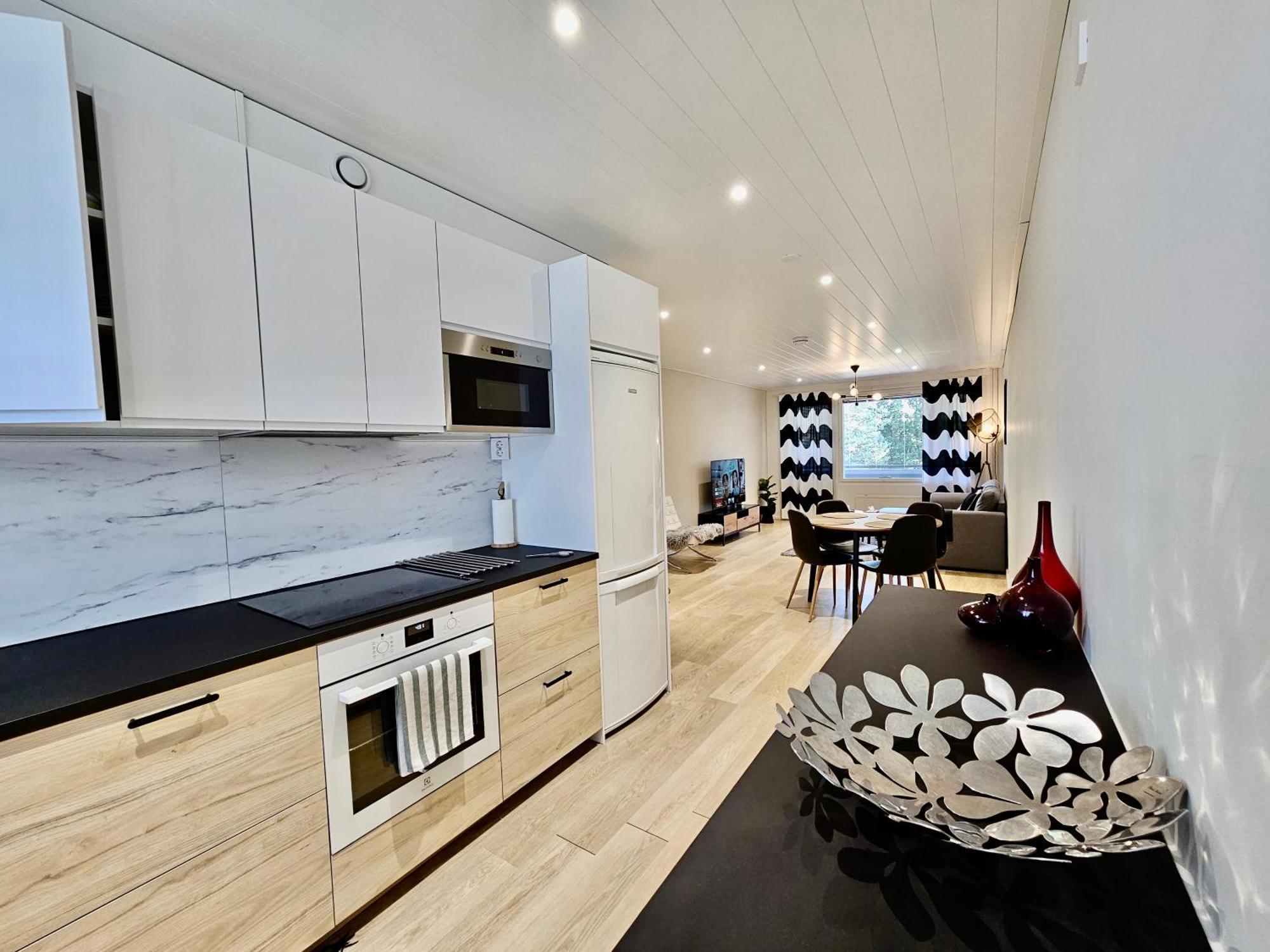 Elegant Apartment With Sauna In The Center 로바니에미 외부 사진